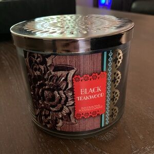 Bath & Body Works Black Teakwood Candle